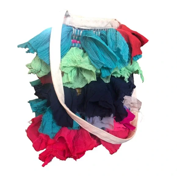 Recycled Kantha Wine Bag Purse - Picture 6 of 12